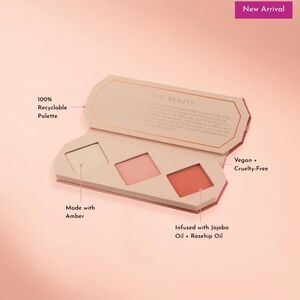 Athr Beauty Crystal Charged Cheek Palette in Amber NEW